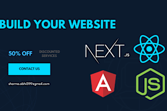 build fullstack website for you from build to deploy