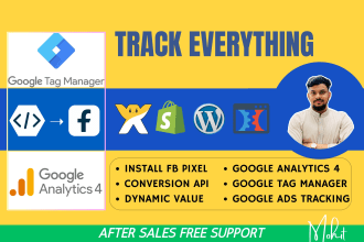 fix facebook pixel conversion API, google analytics 4, tag manager ads tracking