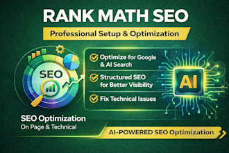 set up rank math SEO with 90 score