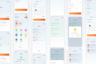 design professional UI for mobile apps and website
