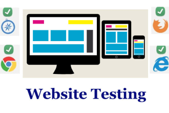 test your websites useability UI UX and functionality