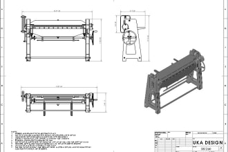 do sheet metal, machine design, and plastic design