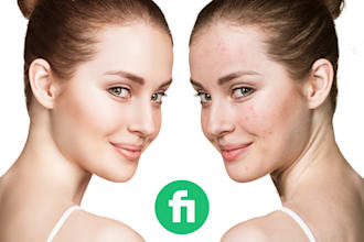 retouching a studio portrait in photoshop