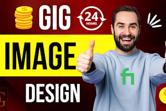 design gig image for fiverr gig cover or gig thumbnail