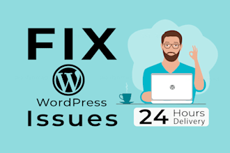 fix wordpress issues, fix wordpress error, wordpress bug fix, woocommerce fix