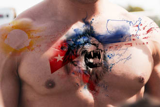 custom an abstract tattoo design
