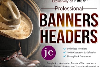create 3 sizes of web banner in 48hrs