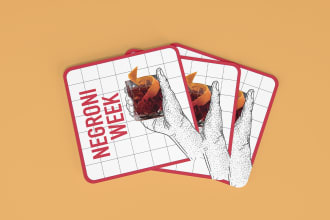 draw cool beverage coaster designs