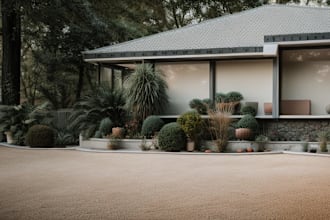design backyard landscape area