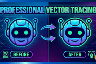 manually convert your logo to vector, png to svg and more