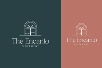 do feminine botanical boho logo design, style guide
