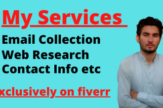 find email address and do web research