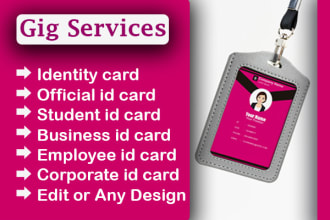 design professional identity card
