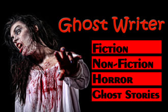 ghostwrite or rewrite fiction and nonfiction short story