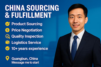 be your product sourcing agent in china