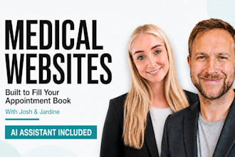 create a professional medical and healthcare website