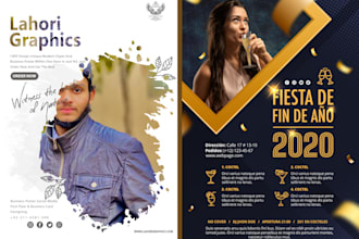 design flyer, poster, post for business or event