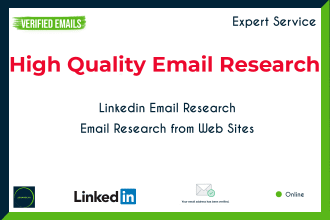 do verified email research from linkedin or internet
