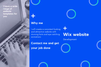 do website development in wix with ecommerce functionality