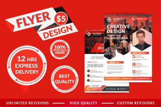create one pager business, marketing, or real estate flyer