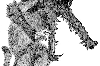 draw an original pen and ink illustration