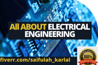 do all tasks of electrical electronics engineering for you
