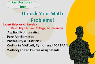 help you in maths and statistics problems