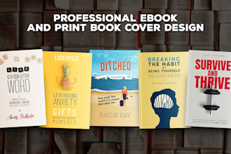 design a professional print or ecover to improve your sales