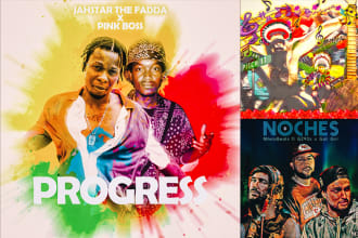 do mixtape covers,album covers and single covers fast