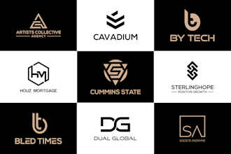 design a clever monogram logo for you