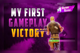 design a youtube gaming thumbnail
