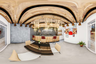 immersive 360 interior design visualization services