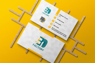 design a professional thank you or business card for you