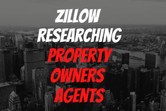 do zillow scraping for property data and agents management