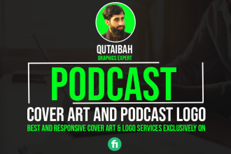 design podcast logo and cover art professionally