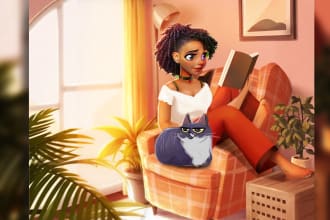 draw african american children book illustrations
