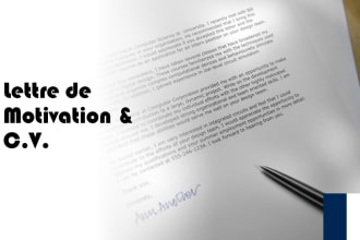 write a cover letter for you, lettre de motivation pour vous