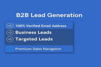 do targeted b2b linkedin lead generation using  sales navigator pro
