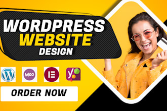 create wordpress website design, custom wordpress, business website development