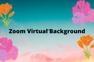 create a zoom virtual background for your business