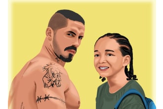 draw  awesome cartoon portrait from your photo