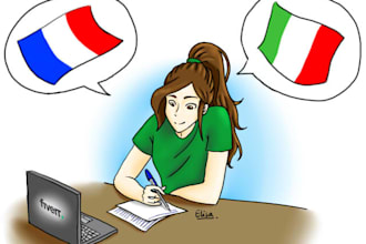 translate manually your text in french, italian and english