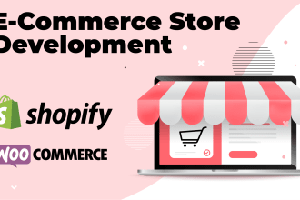 build ecommerce website online store woocommerce and shopify