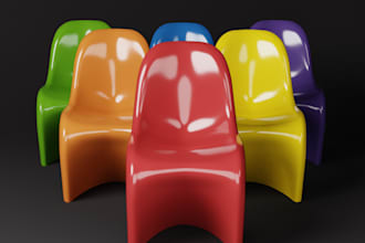 create realistic renders of furniture