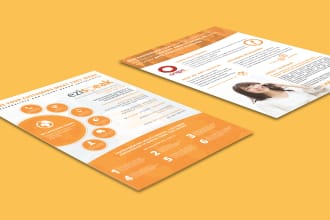 design a professional business flyer, leaflet for your business