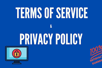 terms of service and privacy policy for your website
