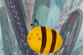 draw cute animal childrens book illustration