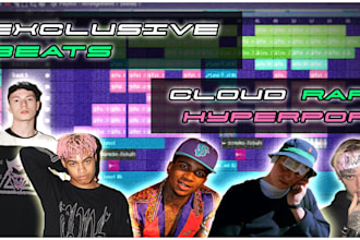 make cloud rap and hyperpop type beats for you