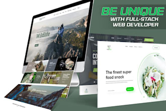 design and create a modern company websites