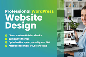 design wordpress website, modern wordpress website design